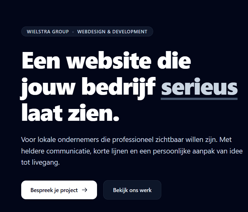 Wielstra Group Website afbeelding 1